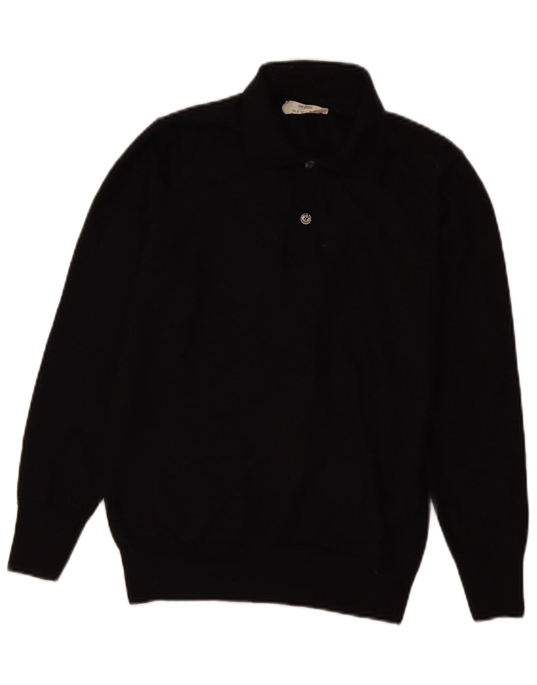 Zara Dame Polo Neck Jumper Sweater UK 12 Medium Sort Uld