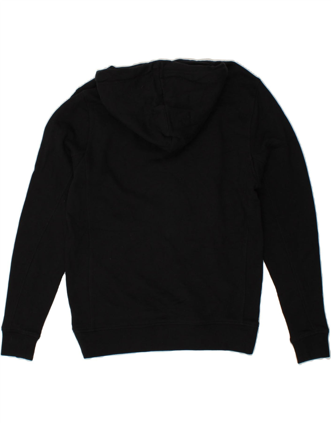 JACK WILLS Mens Graphic Hoodie Jumper Small Black Cotton Vintage Jack Wills and Second-Hand Jack Wills from Messina Hembry 