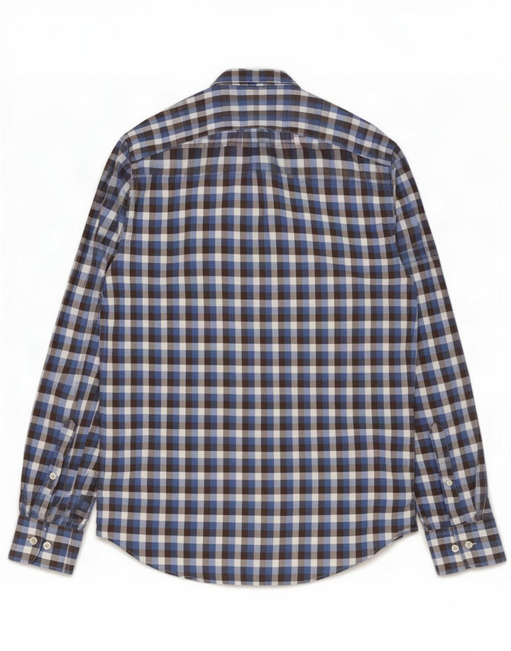 Gant Flanelskjorte til mænd, lille marineblå Gingham bomuld