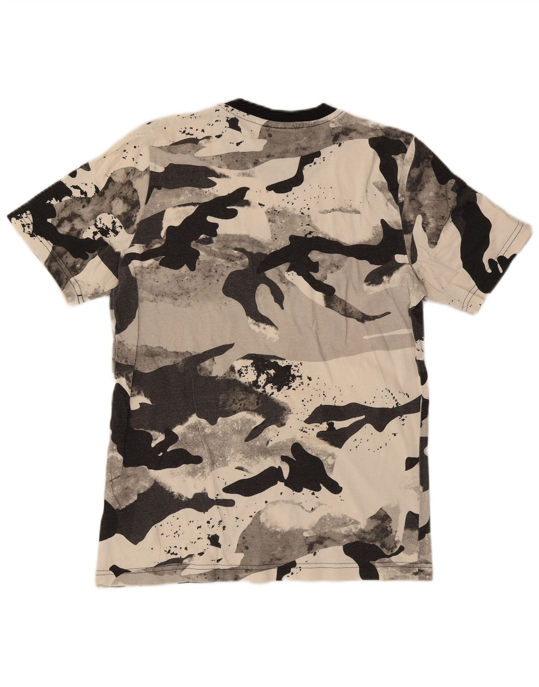 Adidas Herre T-Shirt Top Lille Grå Camouflage Bomuld