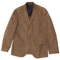 Marks & Spencer Herre 2-knaps blazerjakke UK 40 Medium Khaki Bomuld