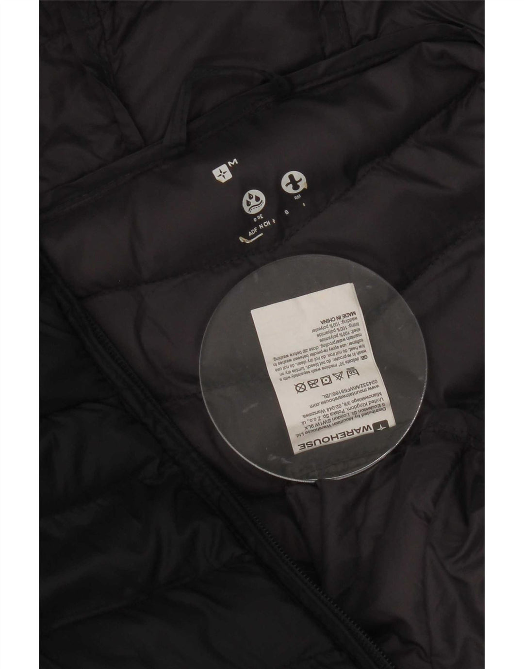 Mountain Warehouse Dame Hooded Polstret Frakke UK 14 Medium Navy Blue Nylon