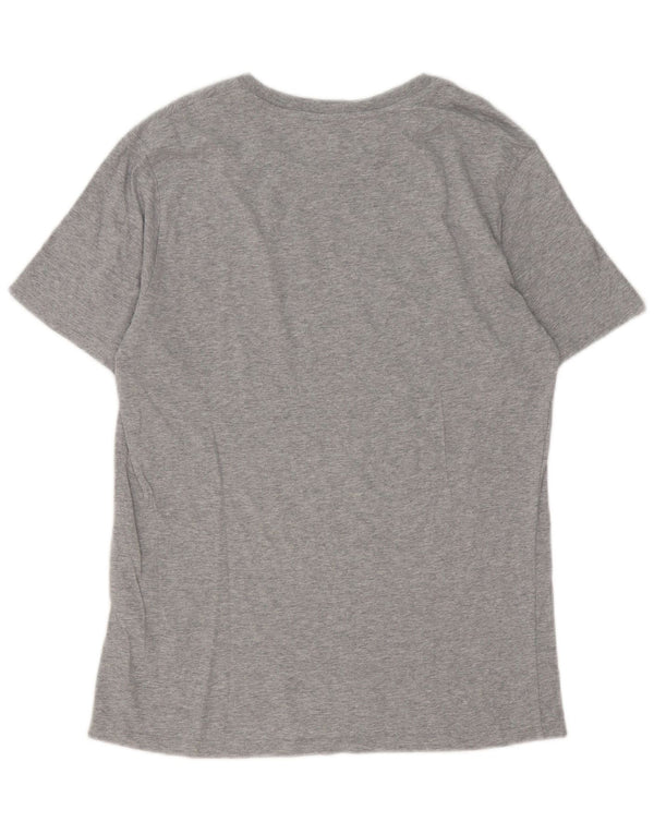 Levi's Herre grafisk T-shirt top mellemgrå flækket bomuld