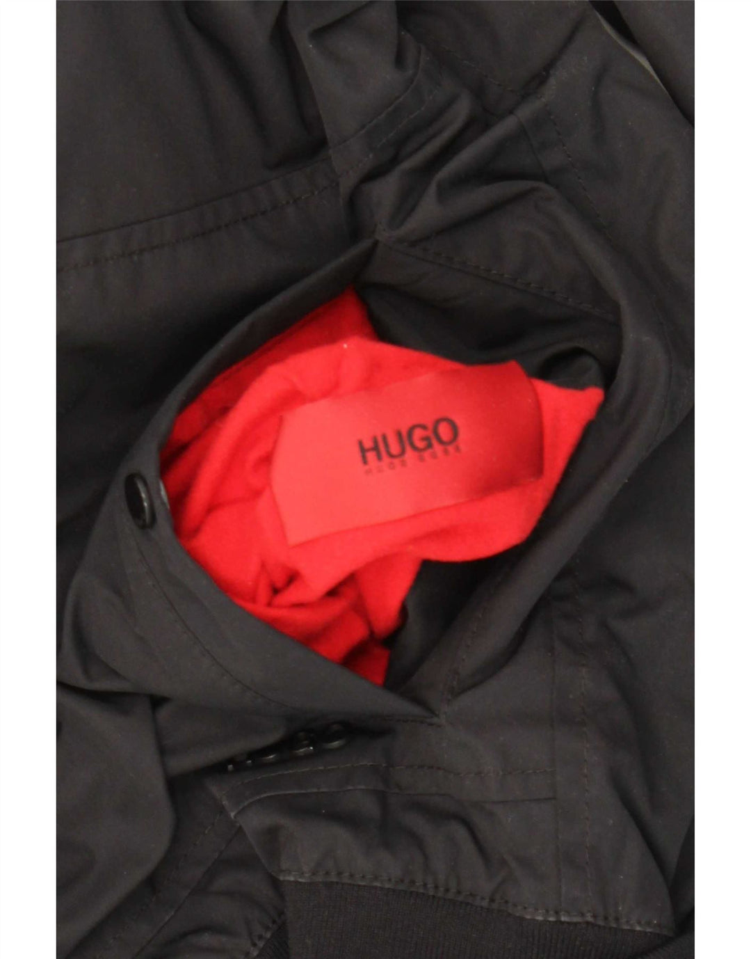 Hugo Boss Herre vendbar jakke UK 36 Lille sort polyamid