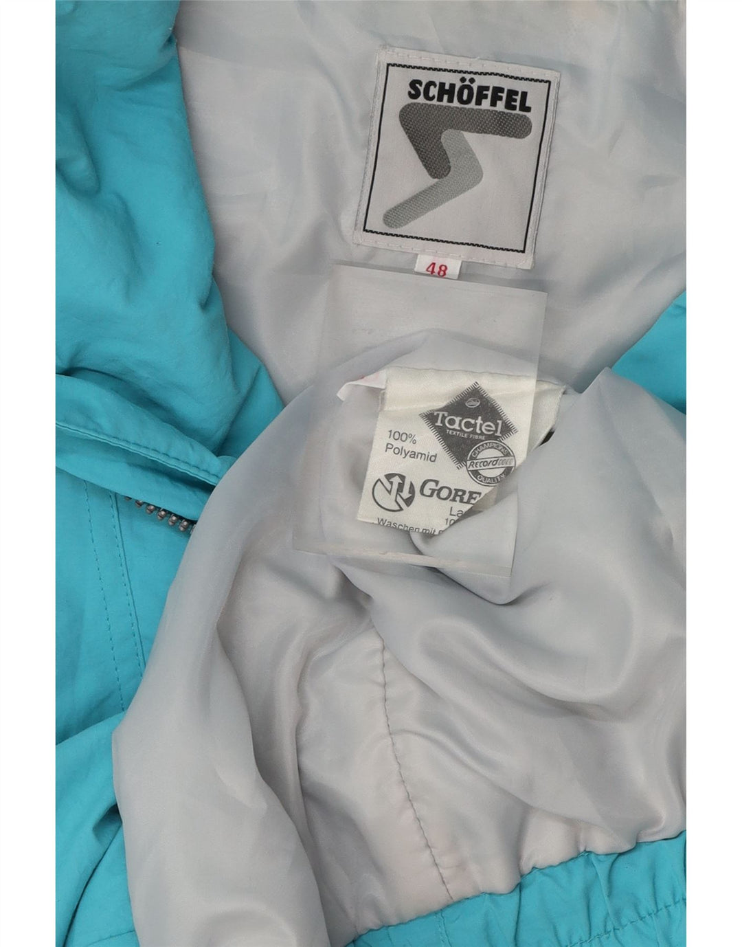 SCHOFFEL Herre Gore-Tex Hætte Loose Fit Anorak Jakke EU 48 Medium Blue