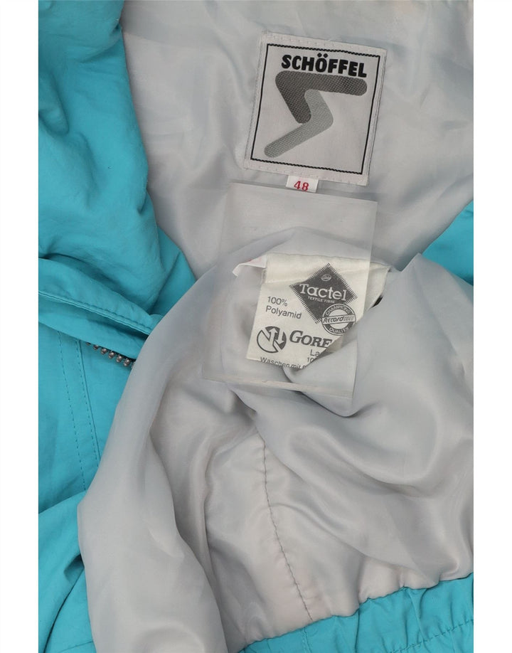 SCHOFFEL Herre Gore-Tex Hætte Loose Fit Anorak Jakke EU 48 Medium Blue