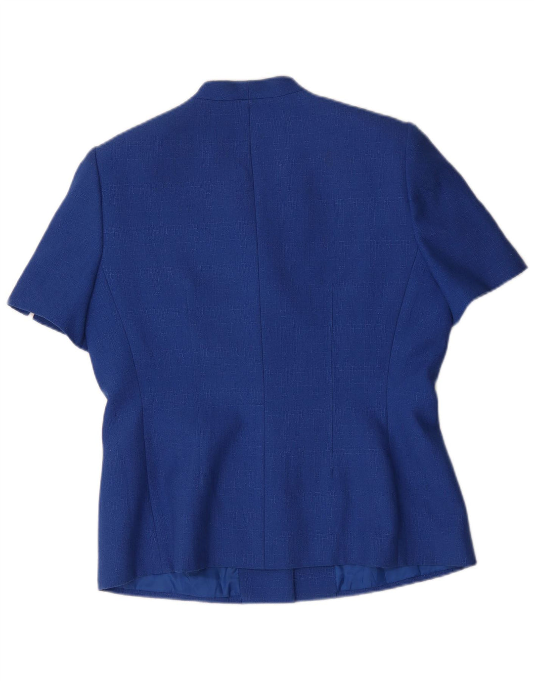 Kasper Dame Kortærmet 4 Knaps Blazer Jacket UK 14 Large Blue