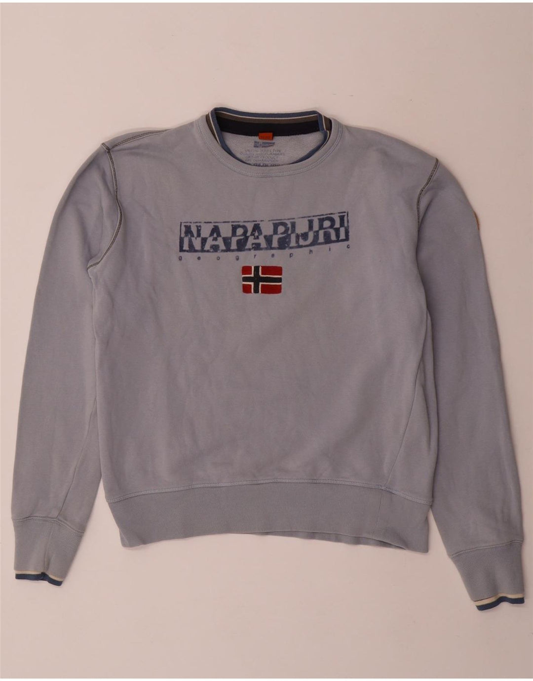 NAPAPIJRI Drenge Geographic Graphic Sweatshirt Jumper 15-16 år Grå