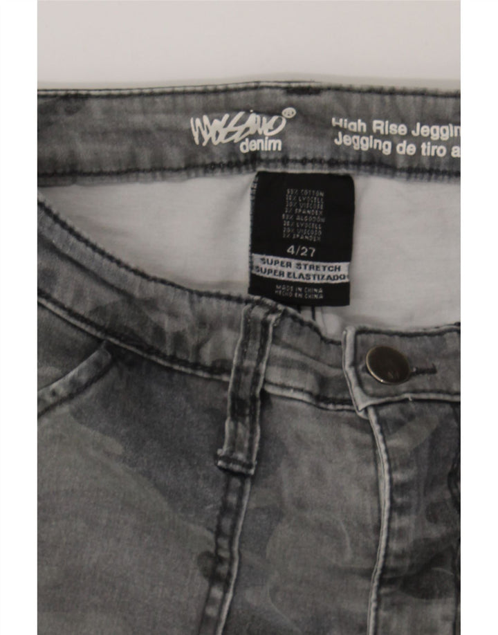 MOSSIMO Womens High Waist Chino Trousers US 4 Small W27 L27 Grey Vintage Mossimo and Second-Hand Mossimo from Messina Hembry 