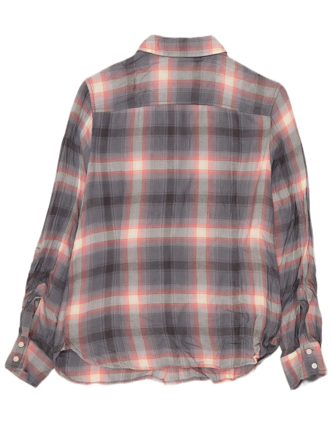 Tommy Hilfiger Dameskjorte UK 10 Small Grey Ternet Rayon