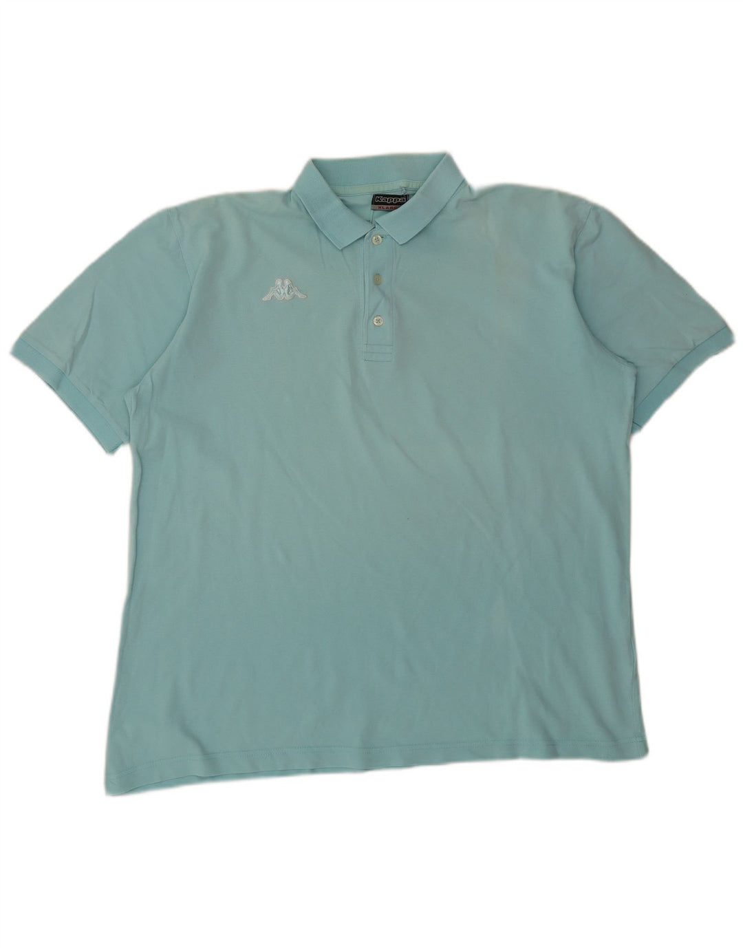 Kappa herre poloshirt XL turkis bomuld