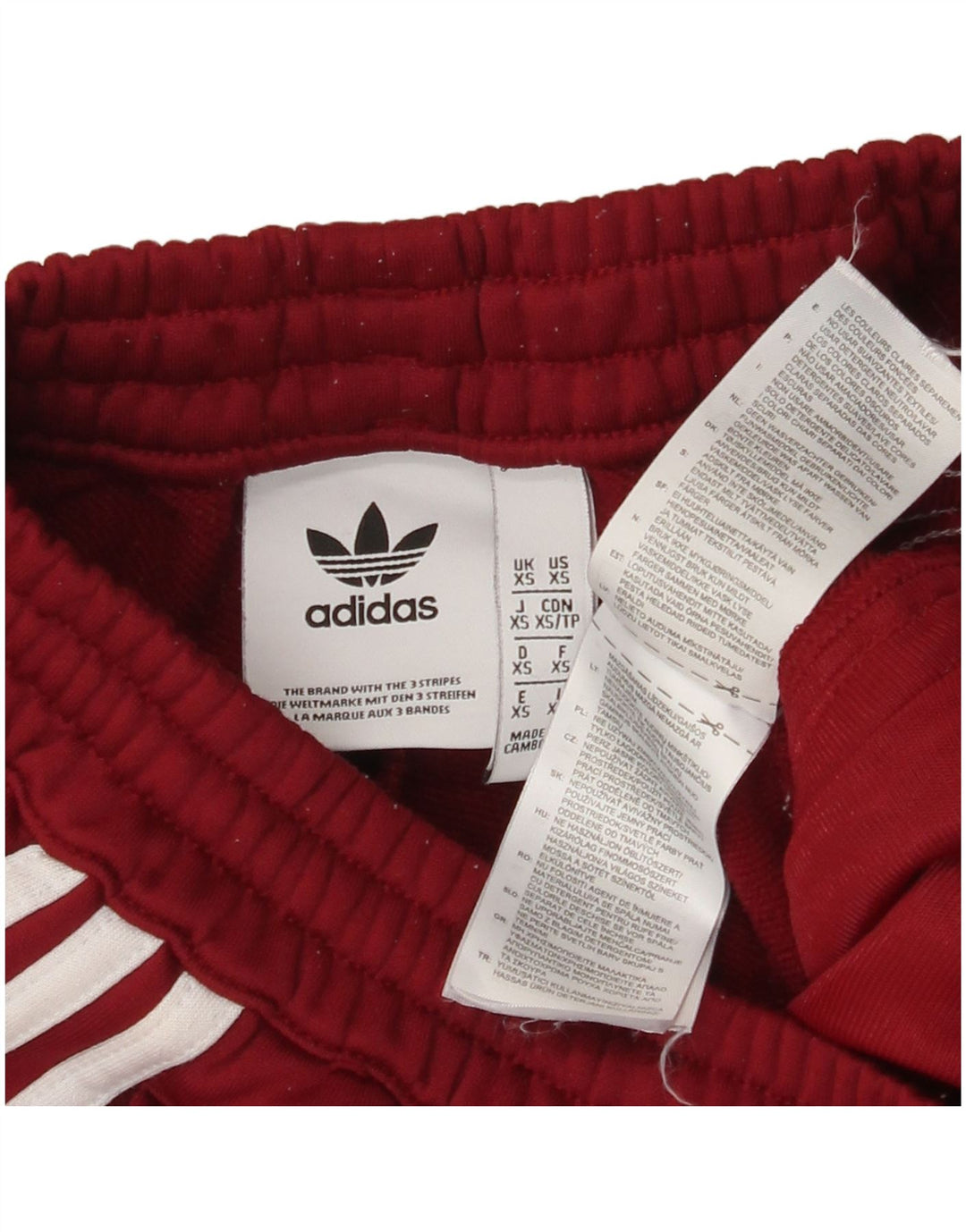 ADIDAS Træningsdragt til mænd Joggers XS Burgundy Polyester