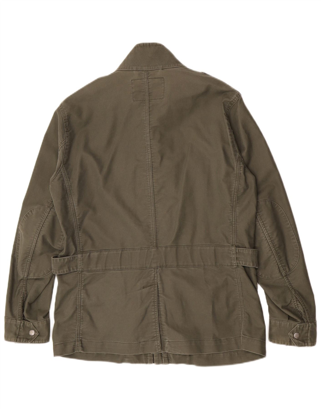 Woolrich Herre Military Jacket UK 40 Large Khaki Cotton