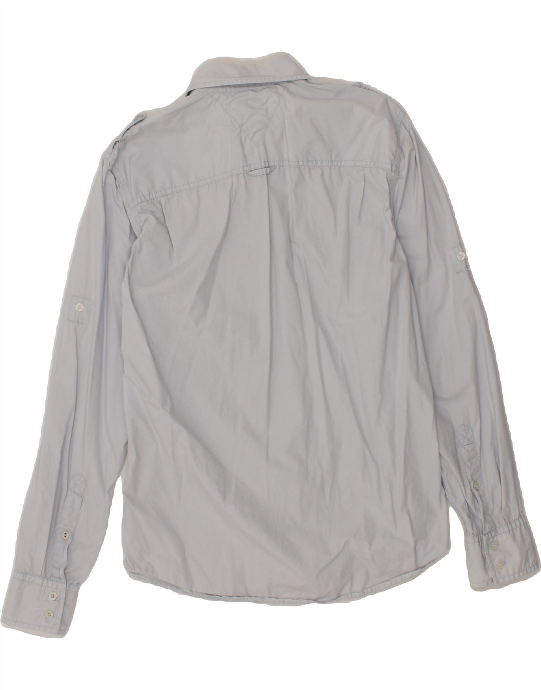 TOMMY HILFIGER Mens Shirt Medium Blue Cotton Vintage Tommy Hilfiger and Second-Hand Tommy Hilfiger from Messina Hembry 