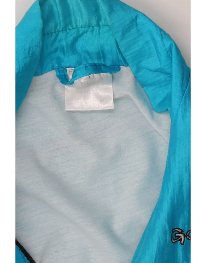 GONSO Mens Sleeveless Tracksuit Top Jacket Medium Blue Polyamide Vintage Gonso and Second-Hand Gonso from Messina Hembry 