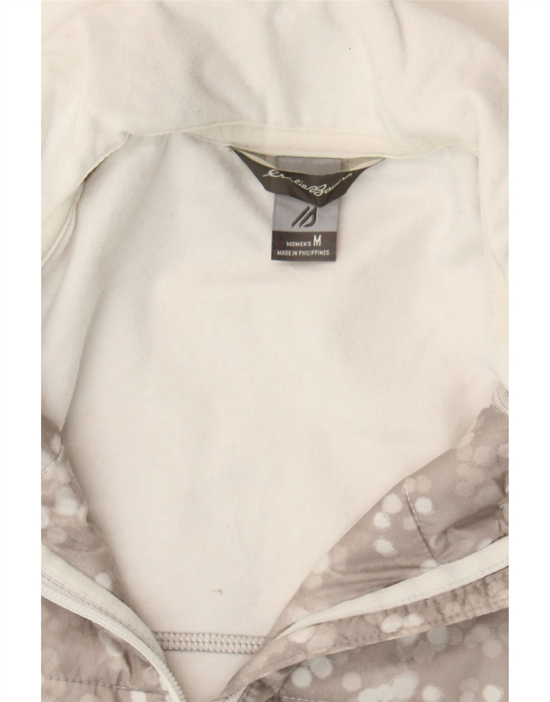 EDDIE BAUER Womens Tracksuit Top Jacket UK 12 Medium White Colourblock Vintage Eddie Bauer and Second-Hand Eddie Bauer from Messina Hembry 