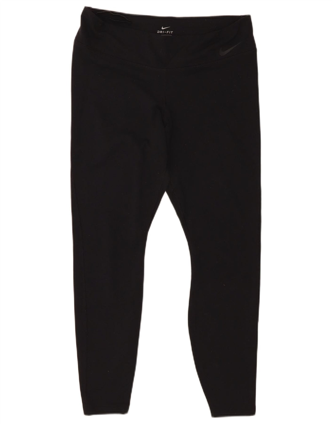 Nike Dame Dri Fit Leggings UK 18 XL Sort Nylon