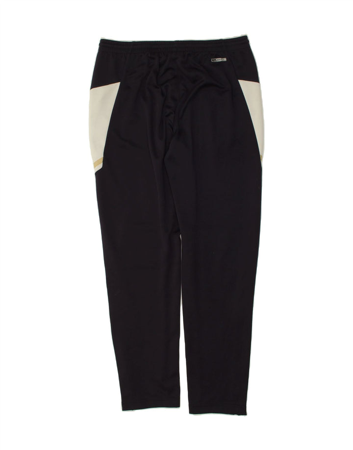 PUMA Mens Tracksuit Trousers Large Navy Blue Colourblock Polyester Vintage Puma and Second-Hand Puma from Messina Hembry 