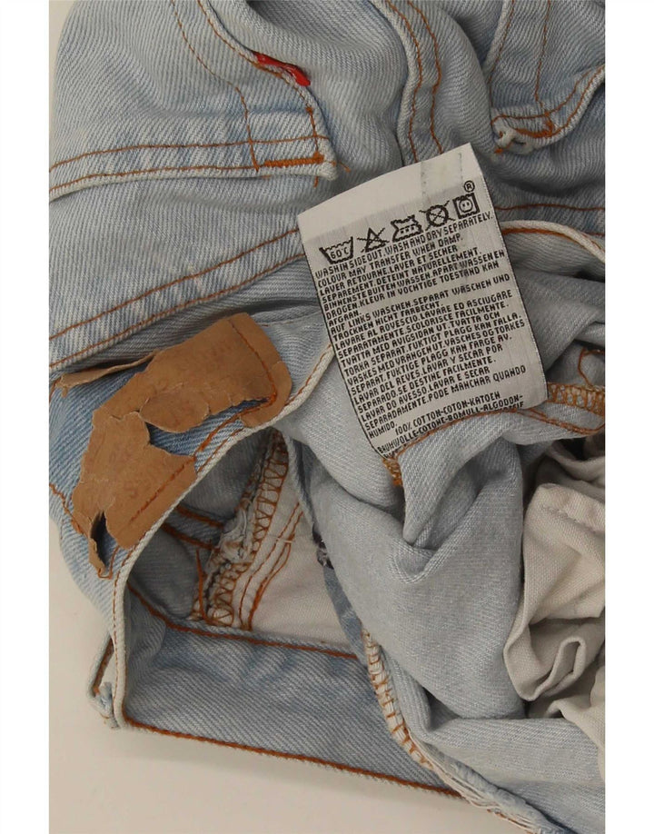 Levi's Herre 501 denimshorts store W34 blå bomuld