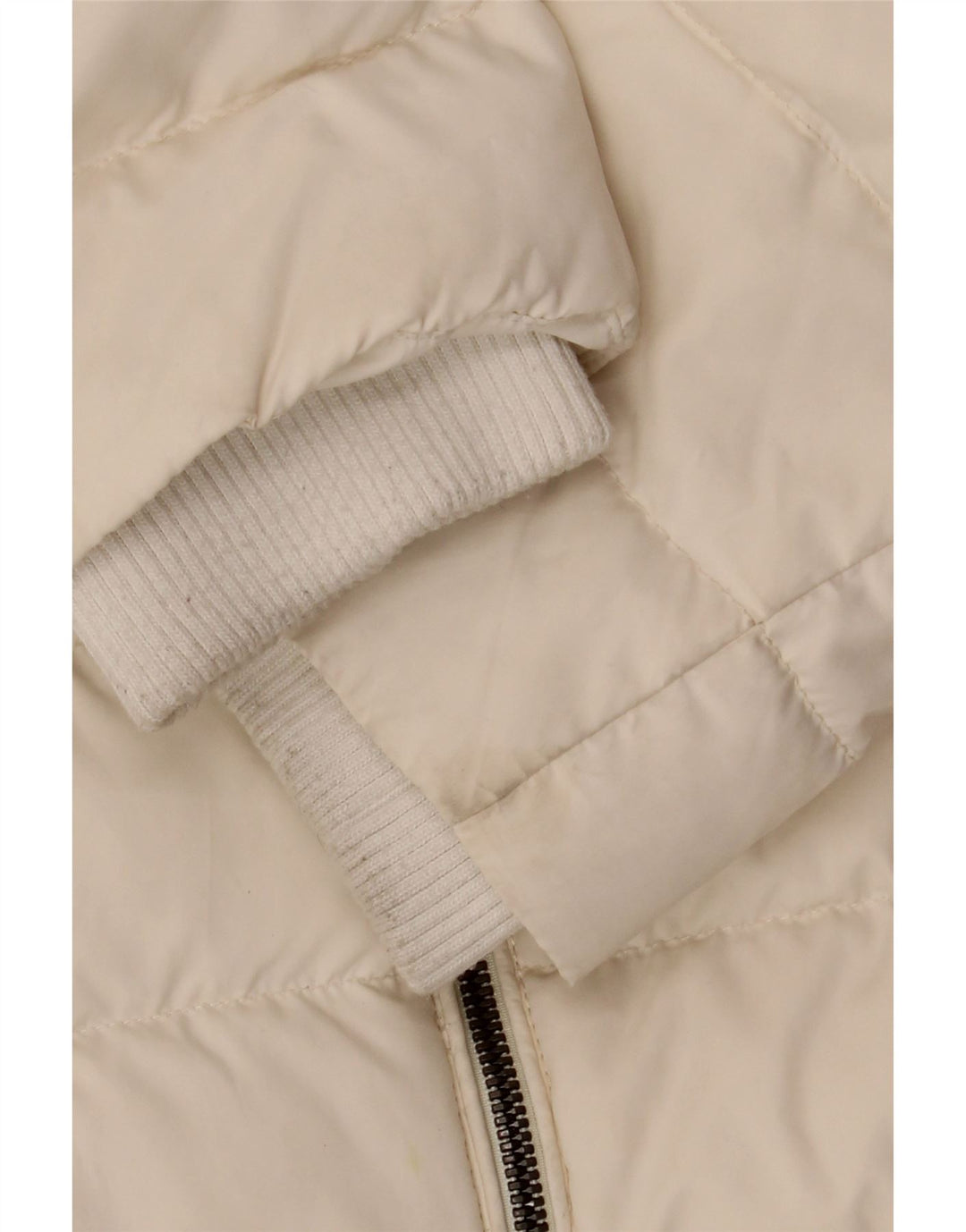 Tommy Hilfiger Herre polstret jakke UK 36 Small Off White Polyester
