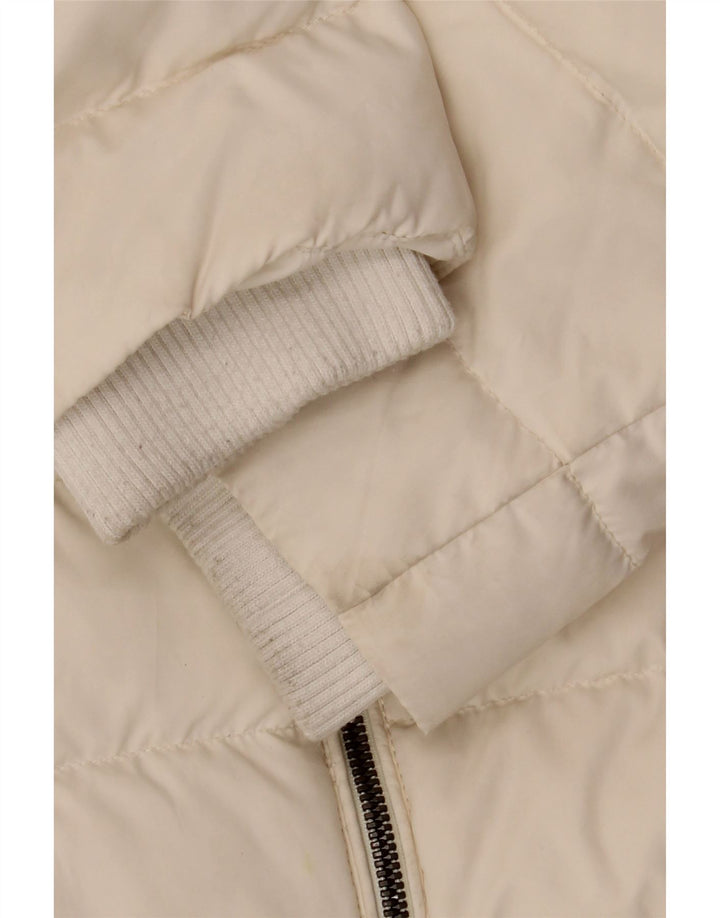 Tommy Hilfiger Herre polstret jakke UK 36 Small Off White Polyester
