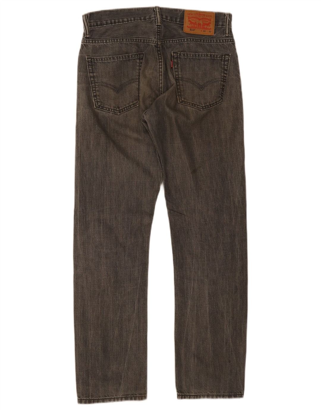 Levi's Herre 513 Straight Jeans W30 L30 Grå Bomuld