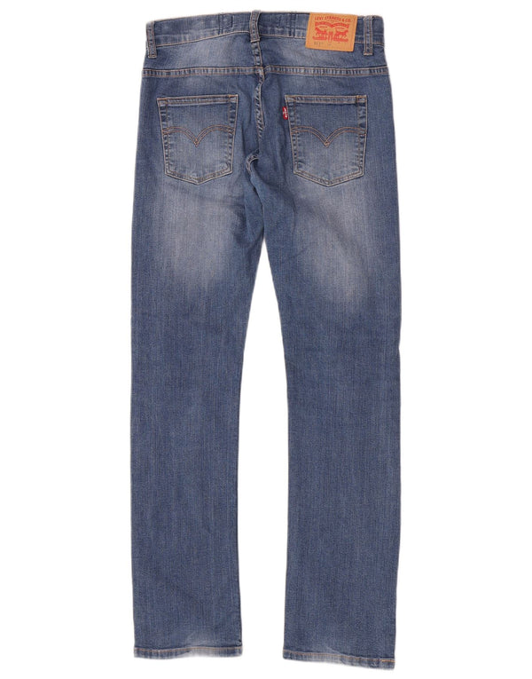 Levi's Boys 511 Slim Jeans 13-14 år W28 L30 Blå Bomuld