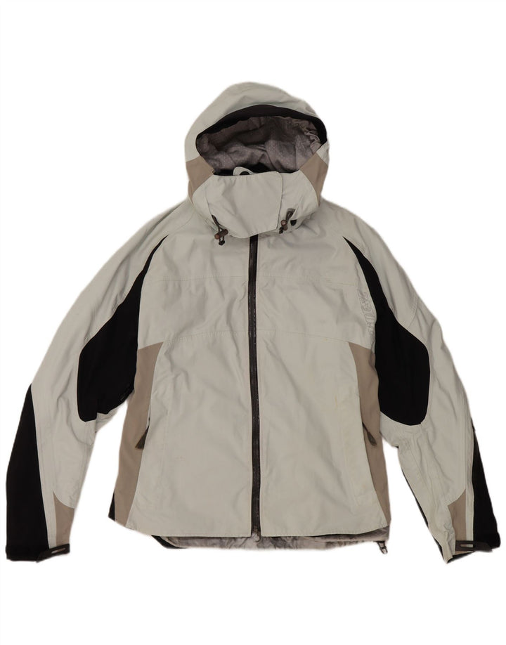 DAINESE Dame Windbreaker Jacket UK 14 Medium Off White Colourblock