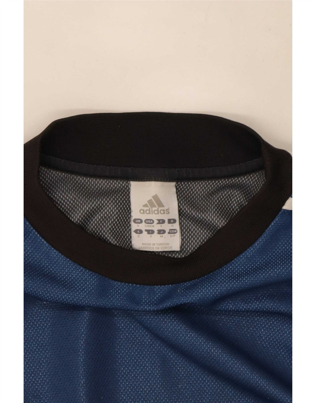Adidas Grafisk T-shirt top til mænd, lille blå farveblok