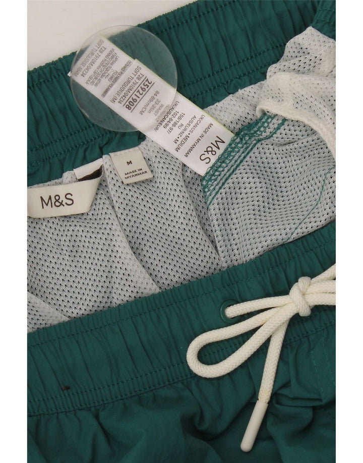 Marks & Spencer Herre Cargo svømmeshorts mellemgrøn polyamid