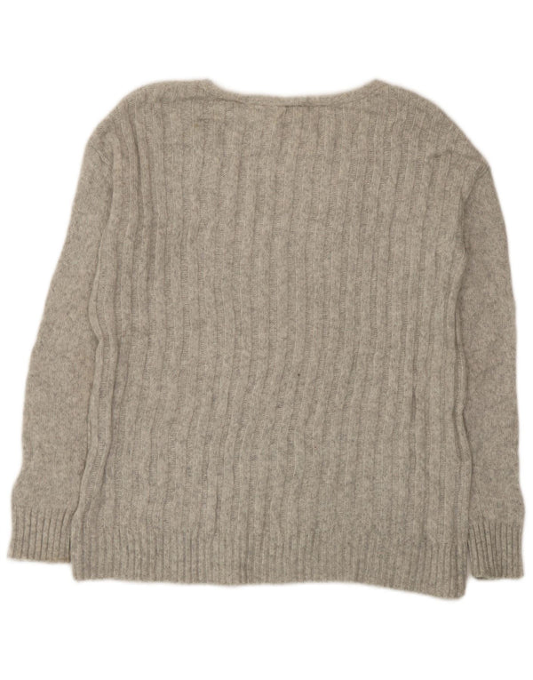 Gap Dame Oversized V-hals sweater UK 6 XS Grå