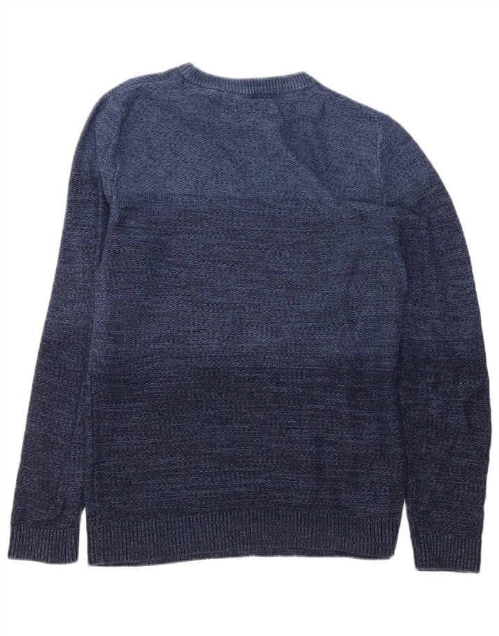 Jack & Jones Herre trøje med rund hals trøje Medium Marineblå Flecked Bomuld