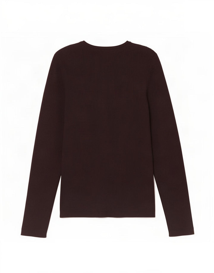 Zara Dame Top Langærmet UK 8 Lille Sort Nylon