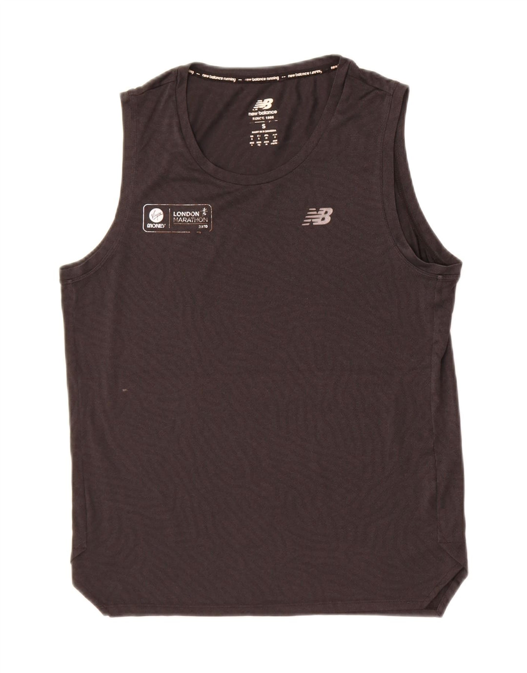 New Balance Herre Grafisk Vest Top Lille Sort