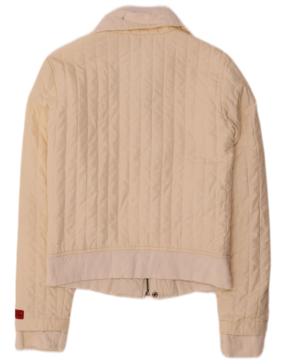 Diesel polstret jakke til kvinder UK 12 Medium Off White Polyester
