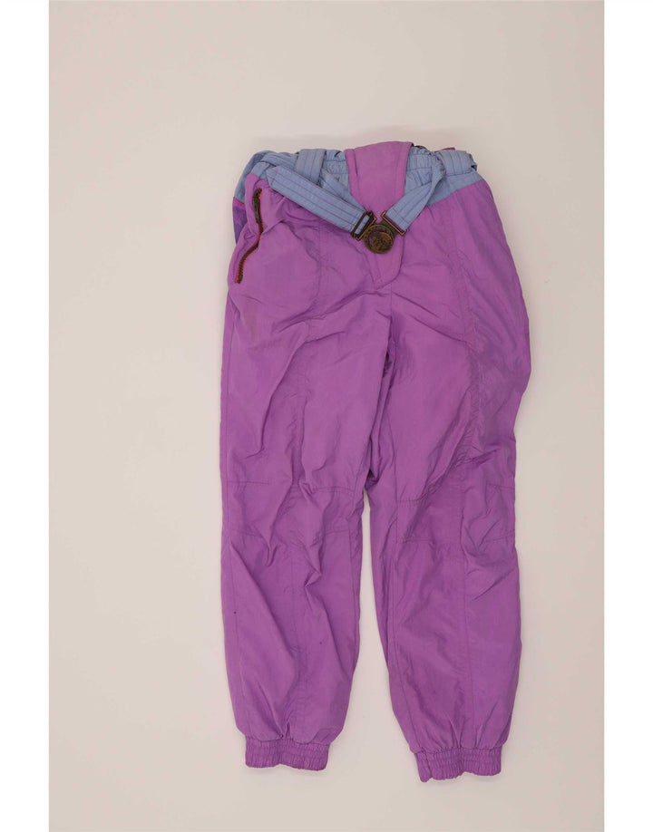 Ninety Eight Dame Ski Jumpsuit UK 14 Medium Lilla Colourblock Retro