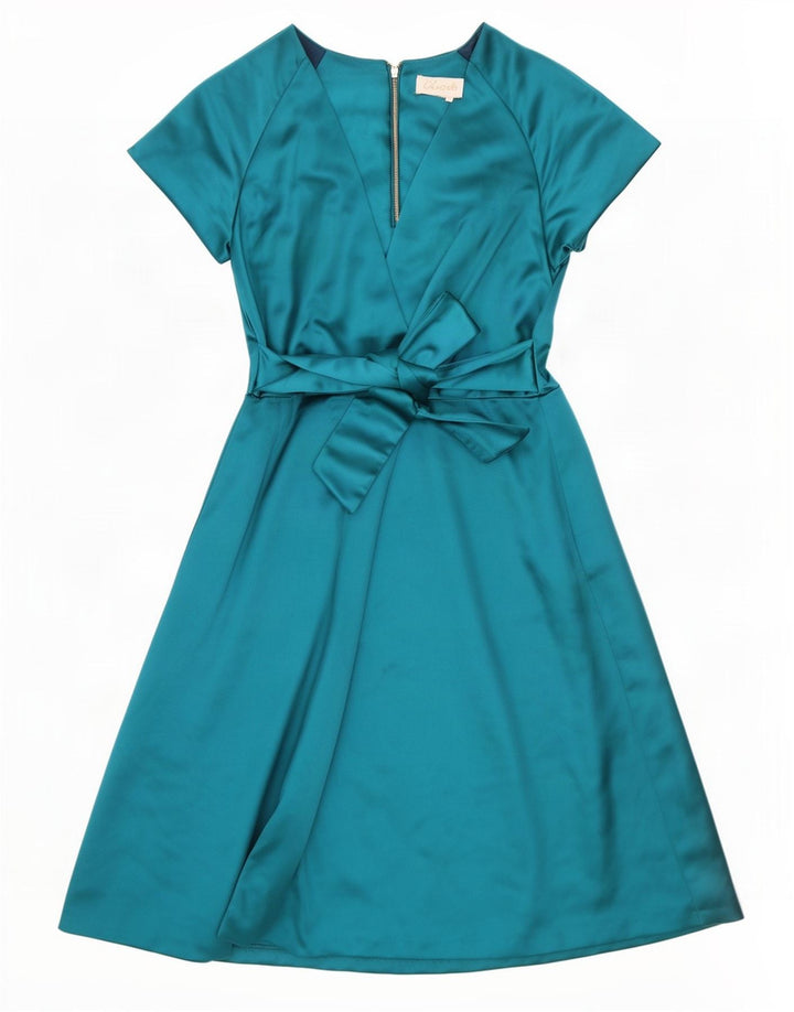 SKABE Kvinder A-Line Kjole UK 12 Medium Blue