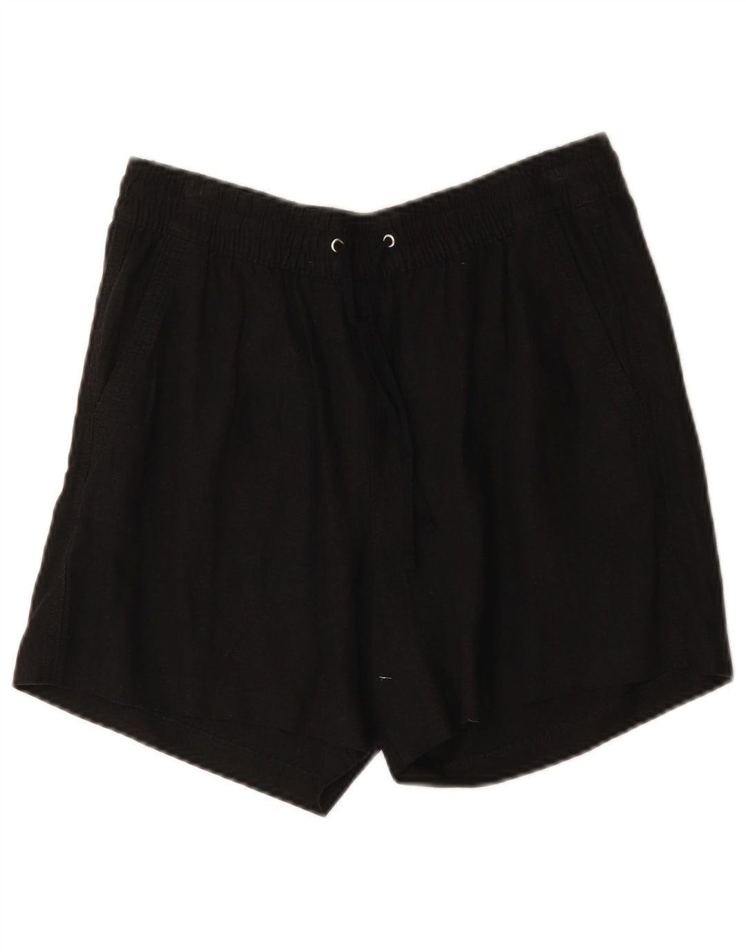 Marks & Spencer Chino Shorts til kvinder UK 12 Medium W30 Black Linen
