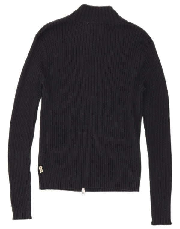 PEPE Jeans Dame Cardigan Sweater UK 18 XL Marineblå Bomuld