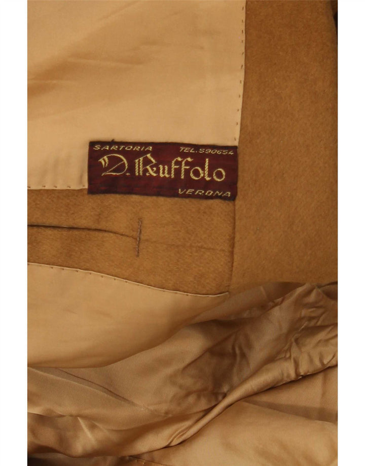 Vintage herre dobbeltradet frakke UK 36 Small Beige