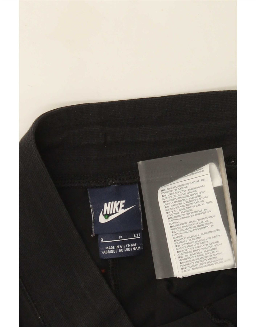 Nike sportsshorts til kvinder UK 10 Small Black Bomuld