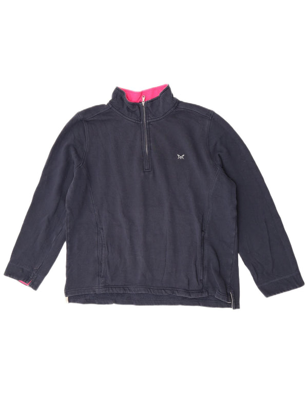 Crew Clothing Dame Oversized Sweatshirt Jumper UK 14 Large Navy Blue