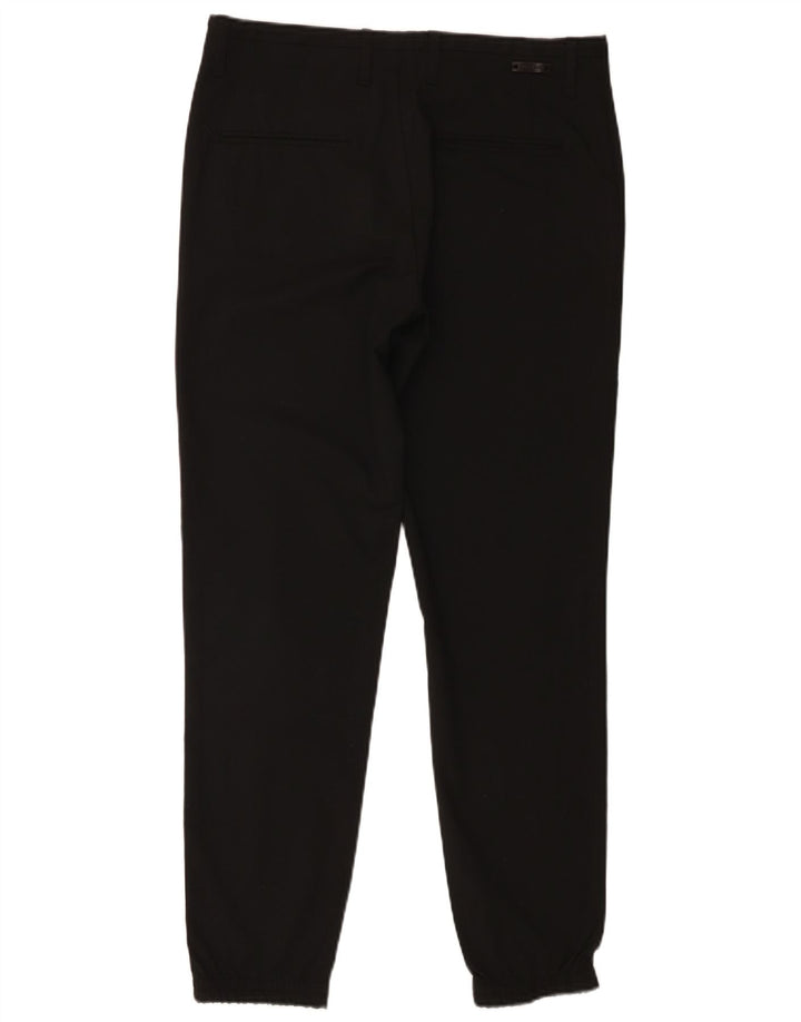 Zara Herre Joggers Chino Bukser EU 38 Small W30 L29 Sort Polyester