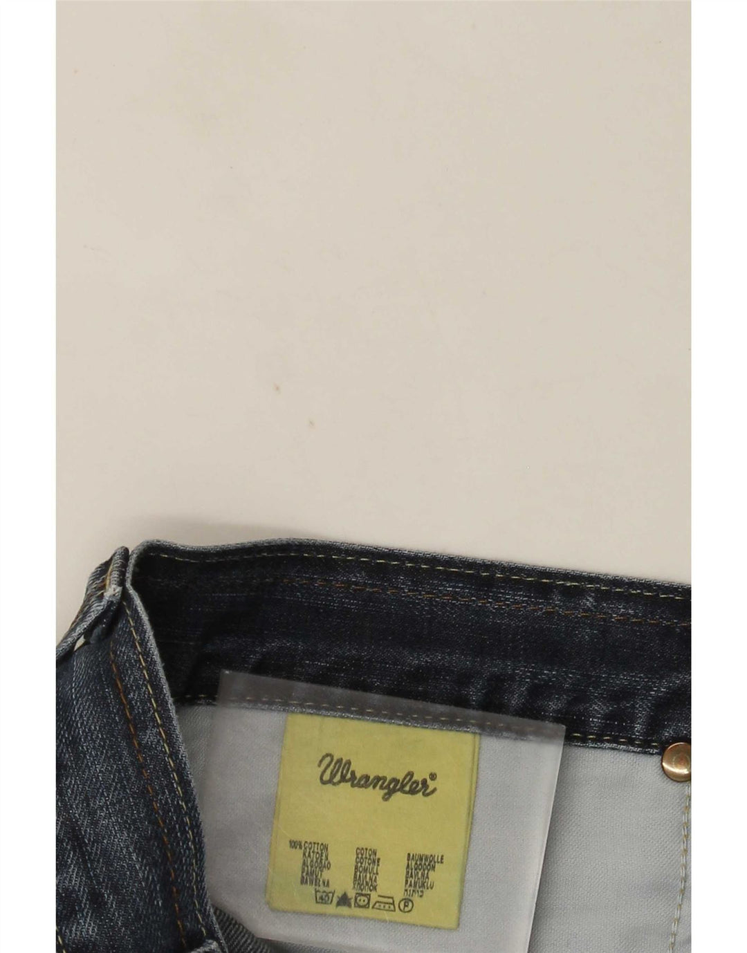 Wrangler Herre Dayton Bootcut Jeans W34 L32 Blå Bomuld