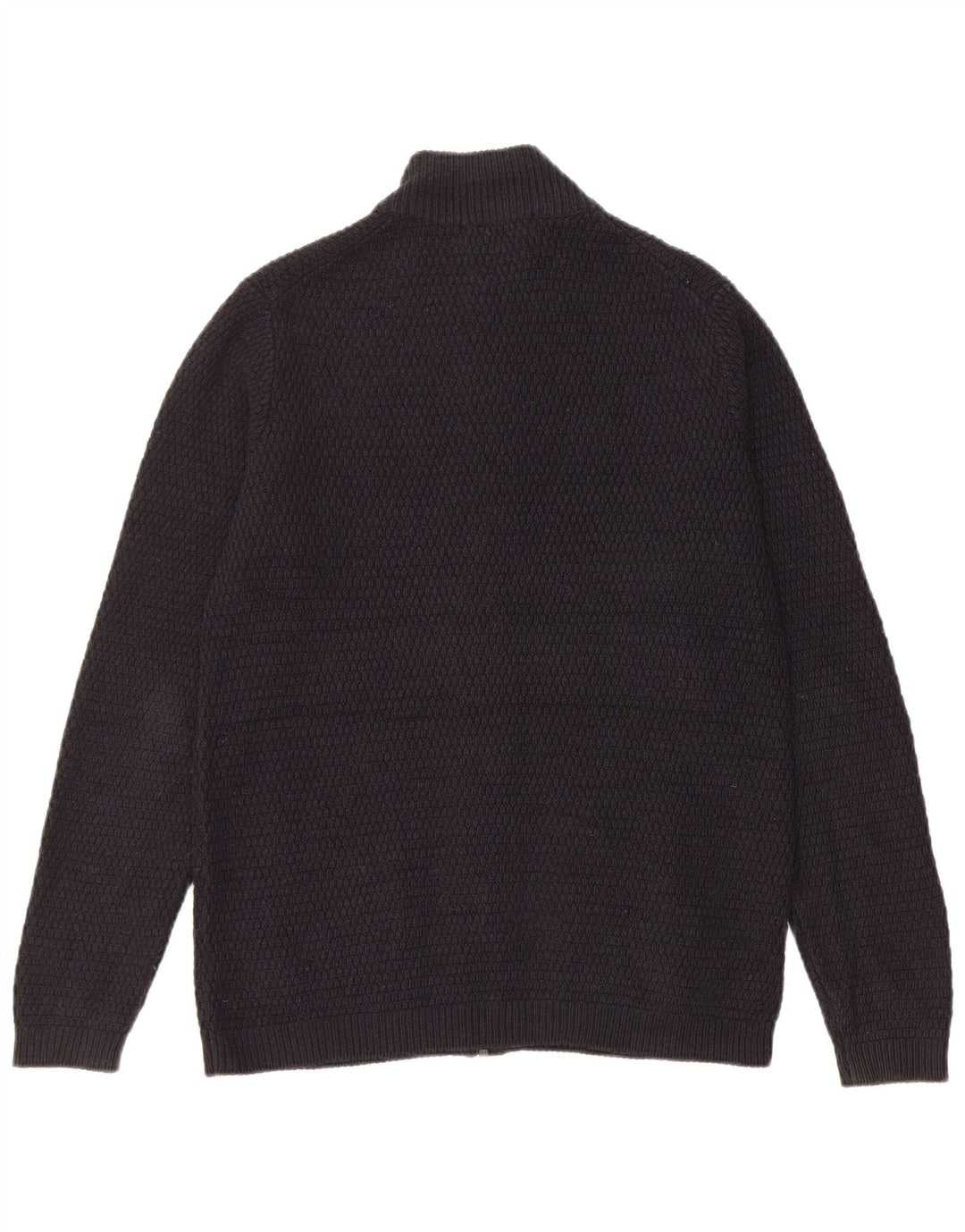 Marks & Spencer Herre Cardigan Sweater Lille marineblå akryl