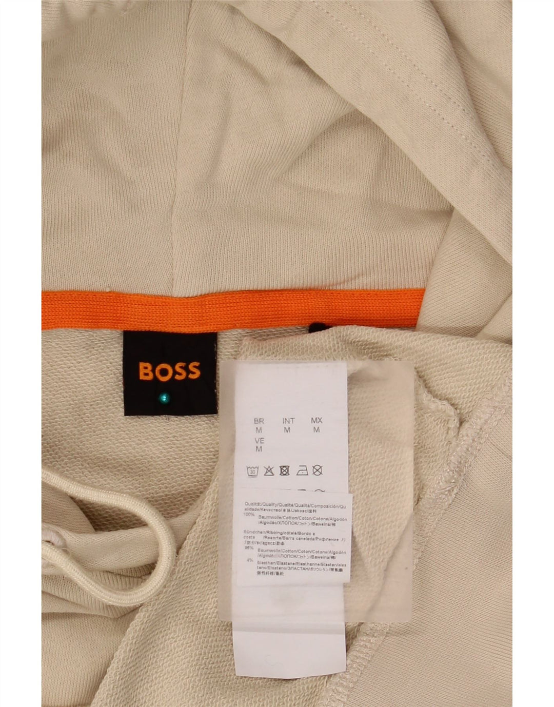 Hugo Boss Herre hættetrøje Jumper Medium Beige Bomuld