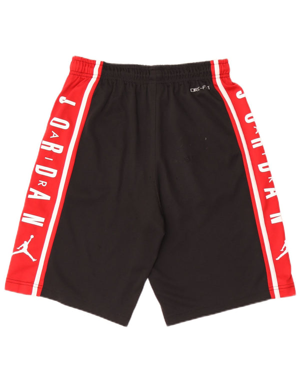 Jordan Boys Dri Fit grafiske sportsshorts 13-14 år XL Sort Colourblock