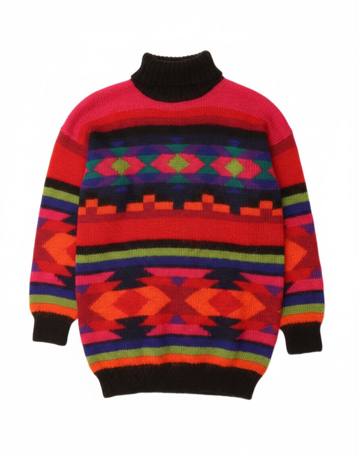 BHS Dame Rullehals Sweater UK 10/12 Medium Flerfarvet