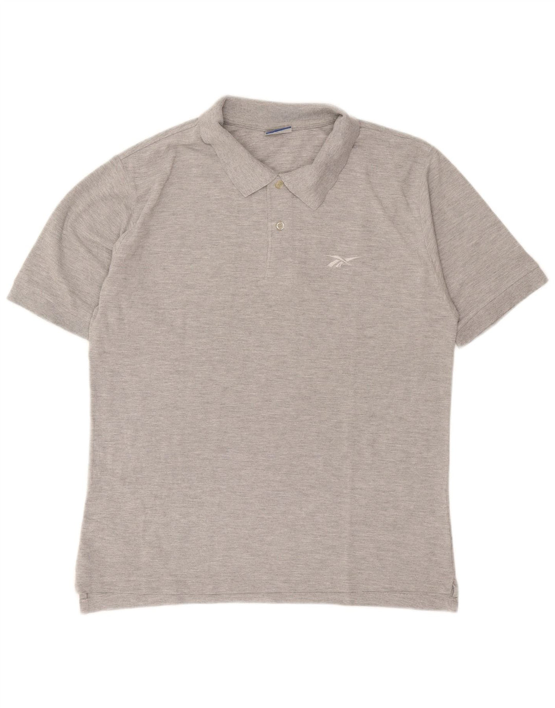 Reebok herre poloshirt XL grå bomuld