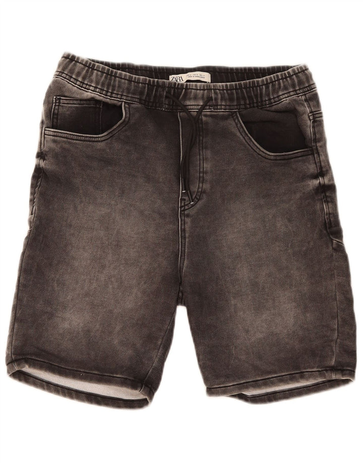 Zara Herre Denim Shorts Medium W31 Sort Bomuld